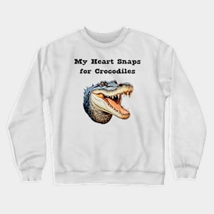 Australian Salt Water Crocodile Crewneck Sweatshirt